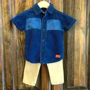 7's For All Mankind 12M Jeans Outfit Set